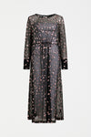 Elk Artii Dress Interstellar Foil Print