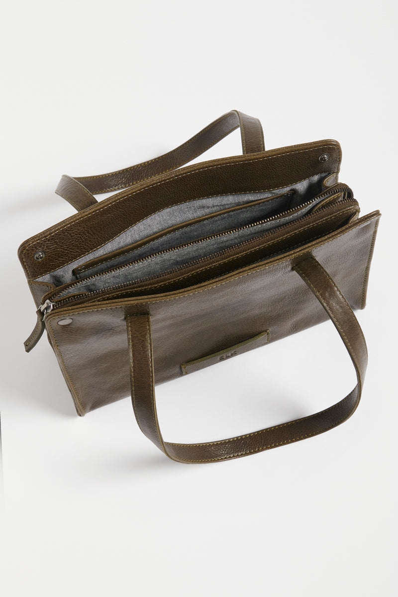 Elk Mini Edda Bag Dark Olive