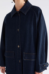 Elk Myes Jacket Dark Blue Wash