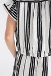 Elk Reza Shirt Fez Stripe White