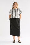 Elk Reza Shirt Fez Stripe White