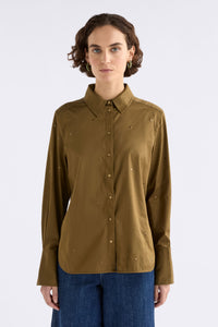 Elk Stuud Long Sleeve Shirt Olive