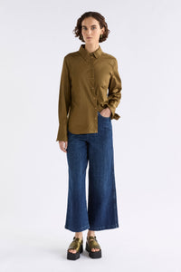 Elk Stuud Long Sleeve Shirt Olive