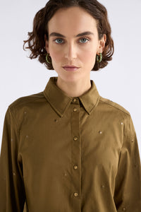 Elk Stuud Long Sleeve Shirt Olive