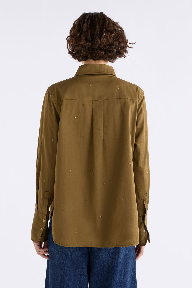 Elk Stuud Long Sleeve Shirt Olive