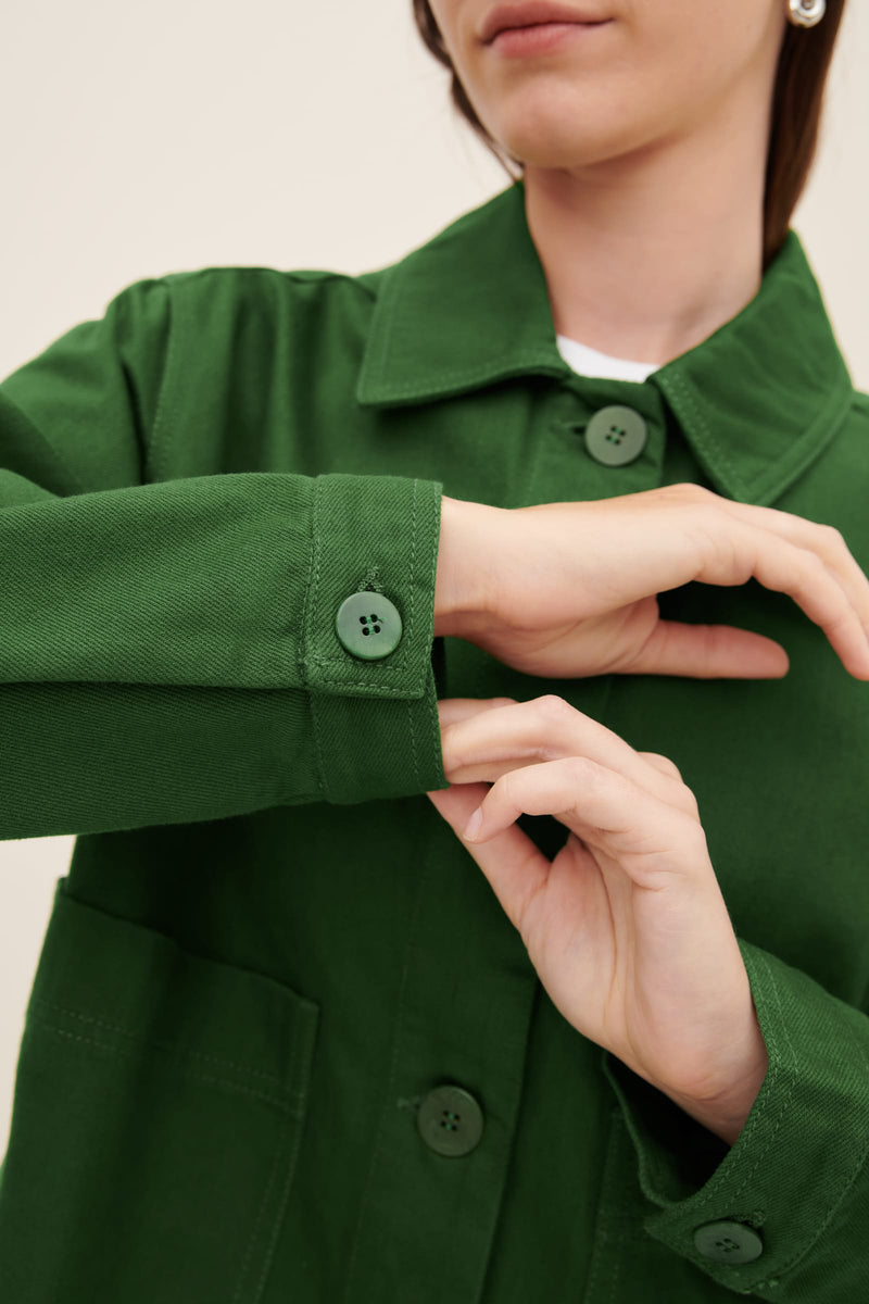 Kowtow Green Denim Felix Jacket