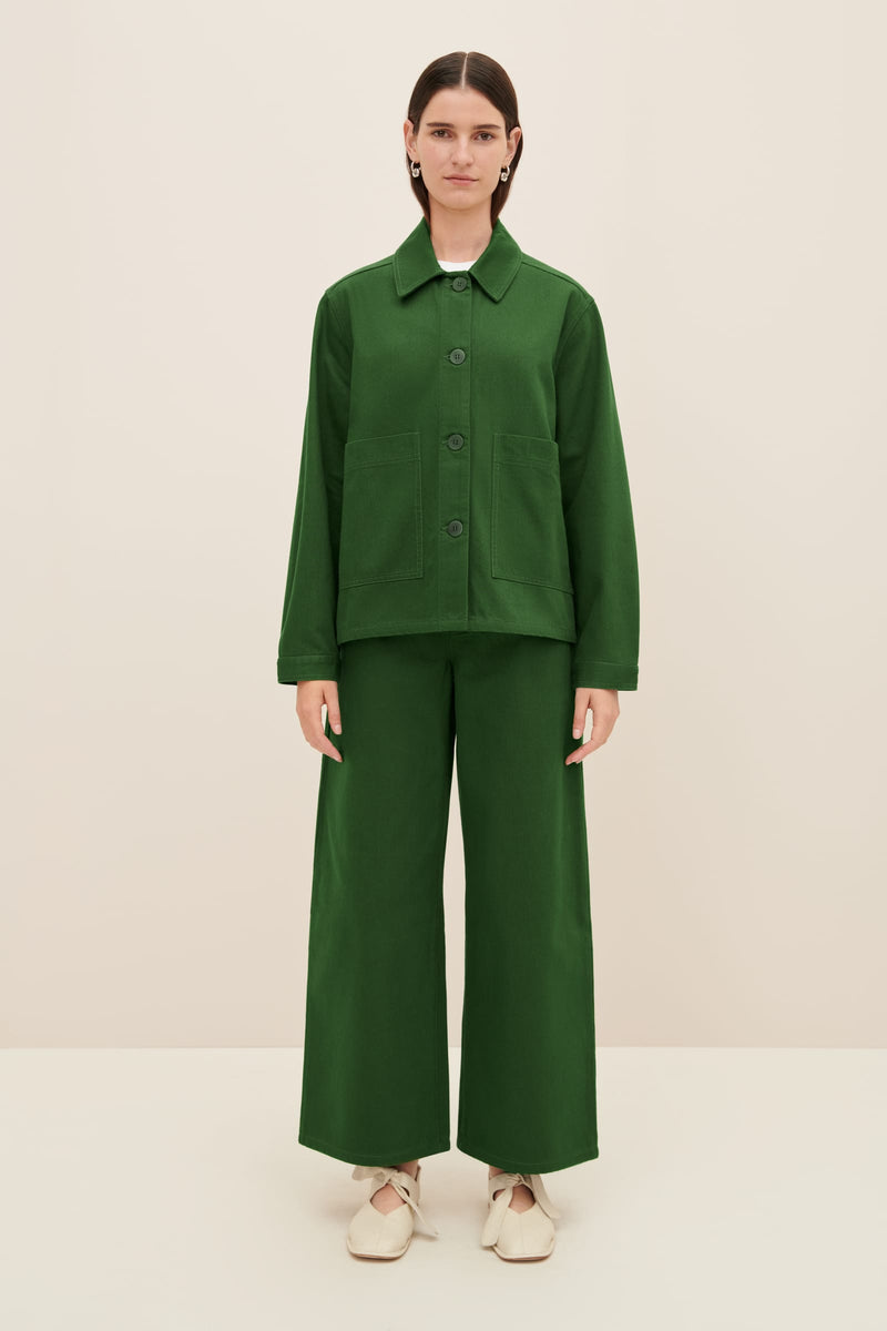 Kowtow Green Denim Felix Jacket