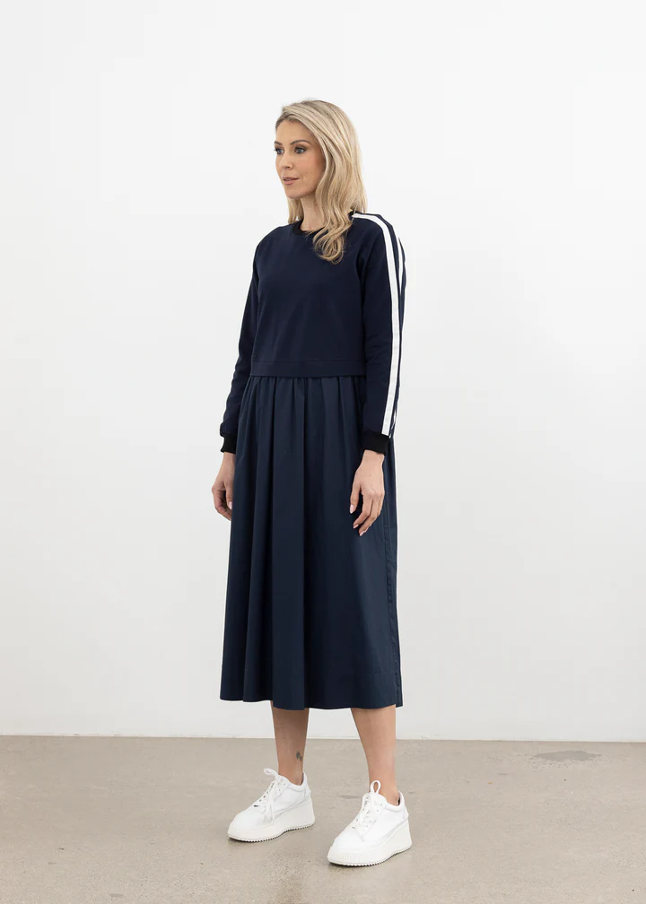 X.LAB Frost Noir Dress Navy