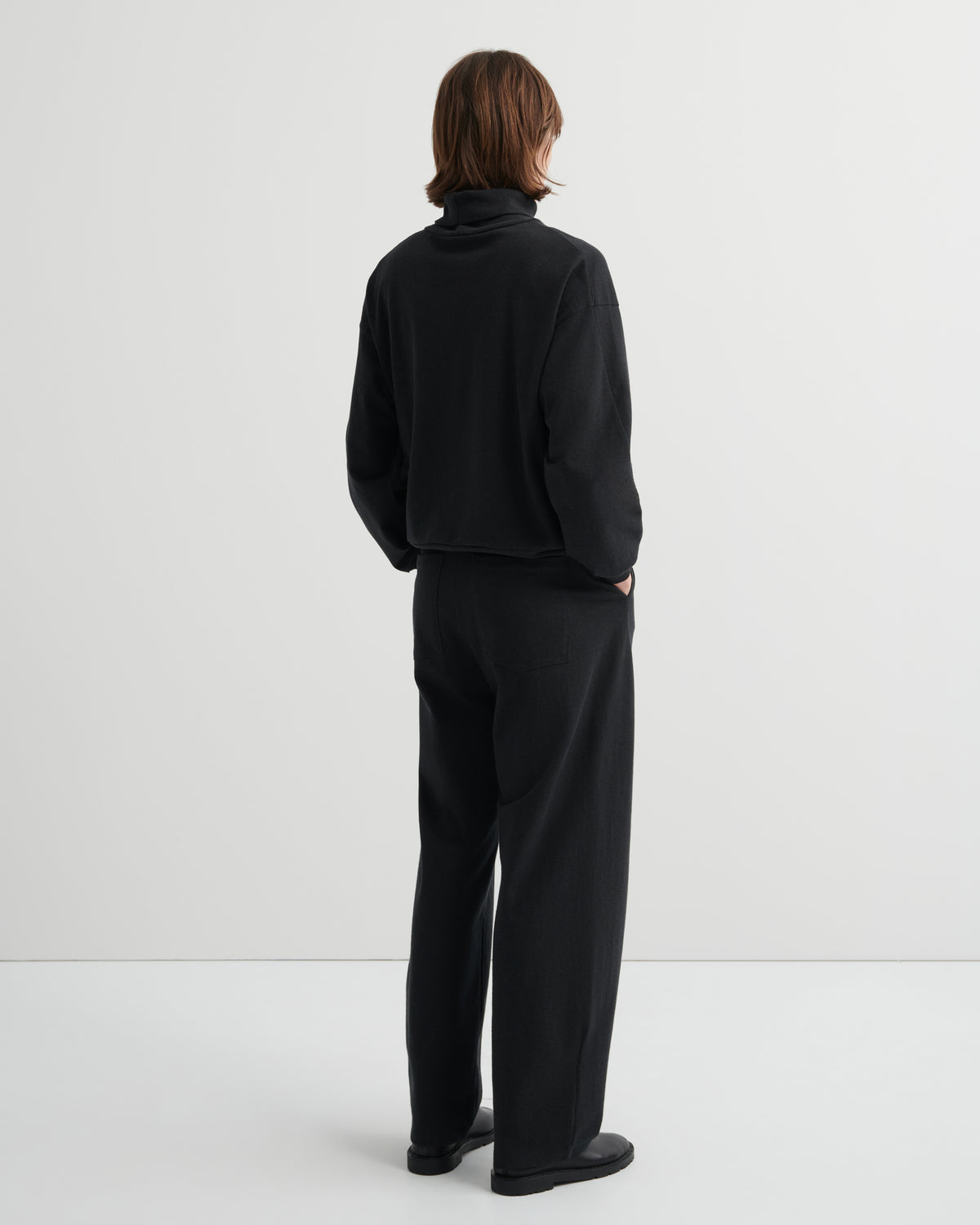 Kowtow Intent Top Charcoal Marle