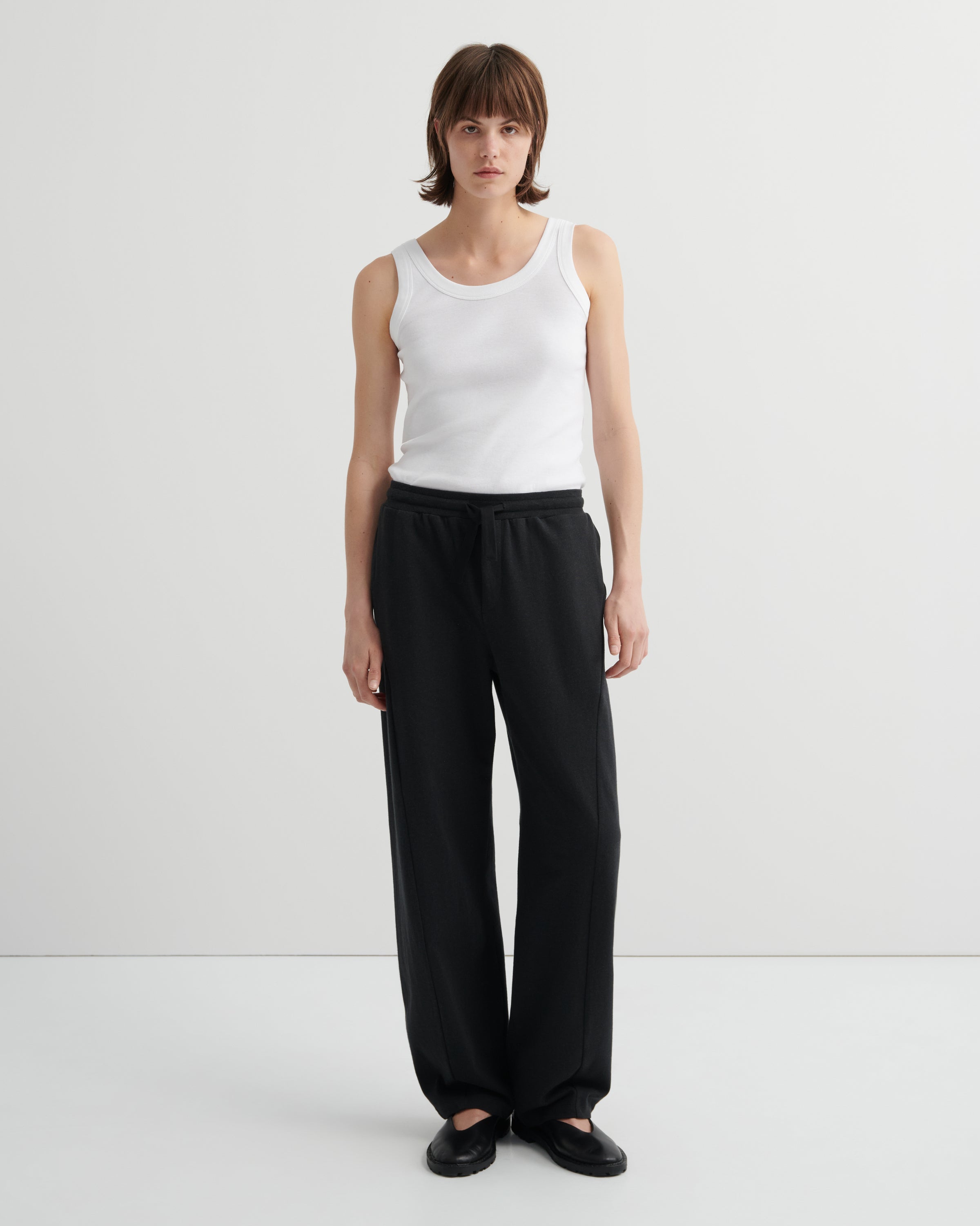 Kowtow Intent Trackpant Charcoal MarleI