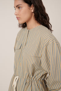 Kowtow Array Dress Double Pinstripe