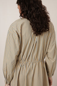 Kowtow Array Dress Double Pinstripe