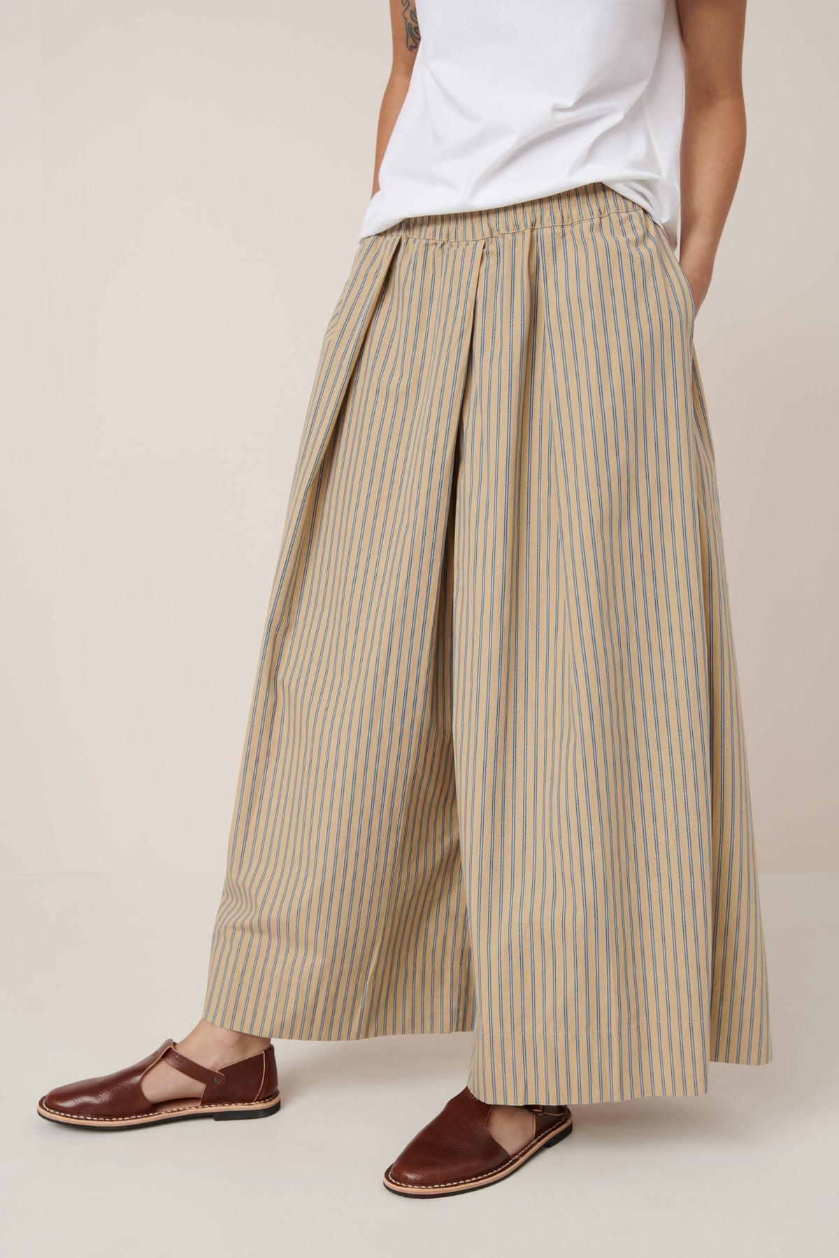 Kowtow Athena Pant Double Pinstripe