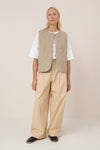 Kowtow Axis Vest Double Pinstripe