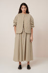 Kowtow Axis Vest Double Pinstripe