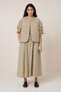 Kowtow Axis Vest Double Pinstripe