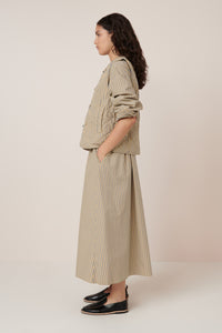 Kowtow Axis Vest Double Pinstripe