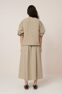 Kowtow Axis Vest Double Pinstripe