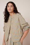 Kowtow Axis Vest Double Pinstripe