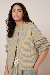 Kowtow Axis Vest Double Pinstripe