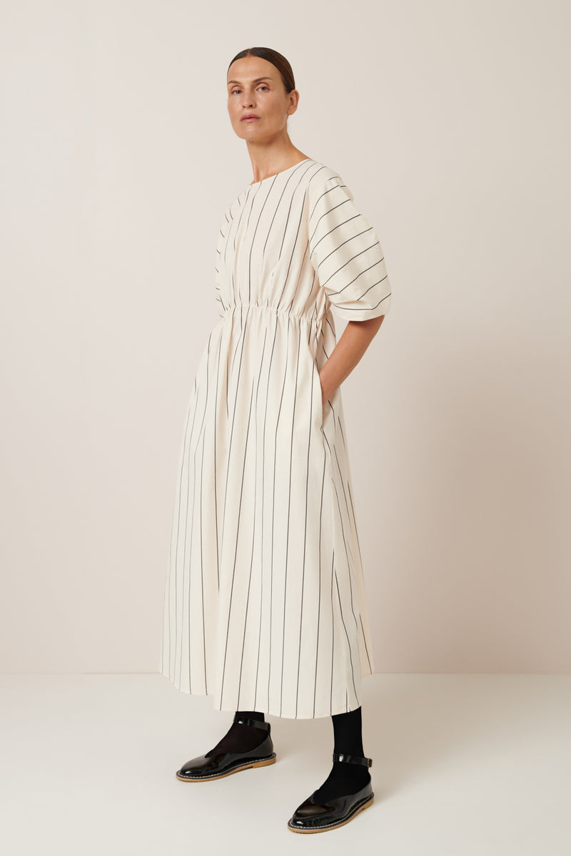 Kowtow Ellora Pinstripe Dress