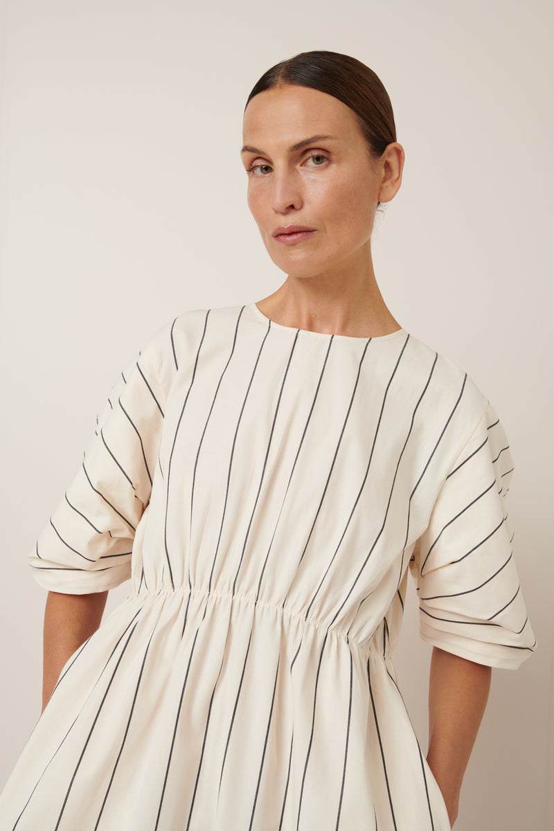 Kowtow Ellora Pinstripe Dress