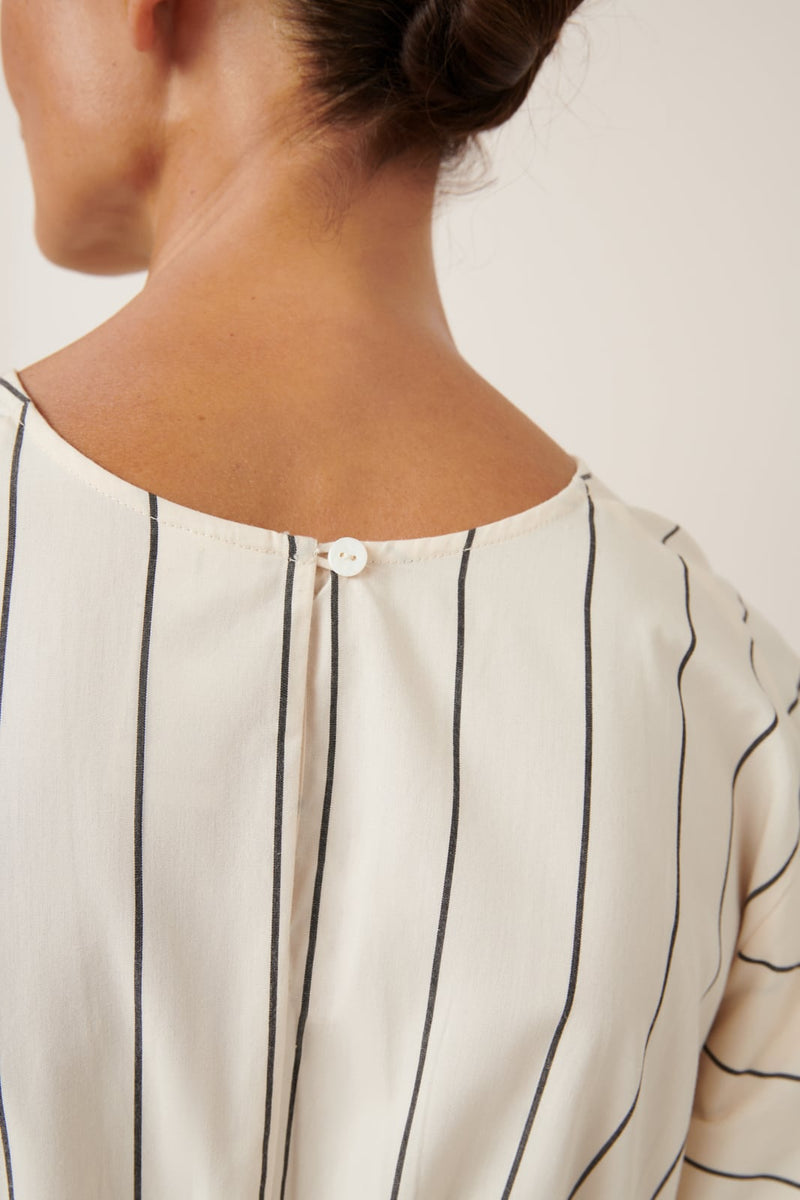 Kowtow Ellora Pinstripe Dress