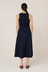 Kowtow Framework Dress Evening Navy