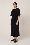 Kowtow Gathered Dress Black