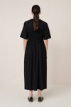 Kowtow Gathered Dress Black