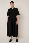 Kowtow Gathered Dress Black