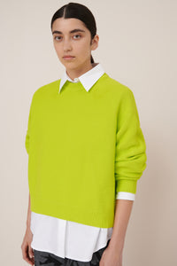 Kowtow Hero Crew Fluro Yellow