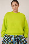 Kowtow Hero Crew Fluro Yellow
