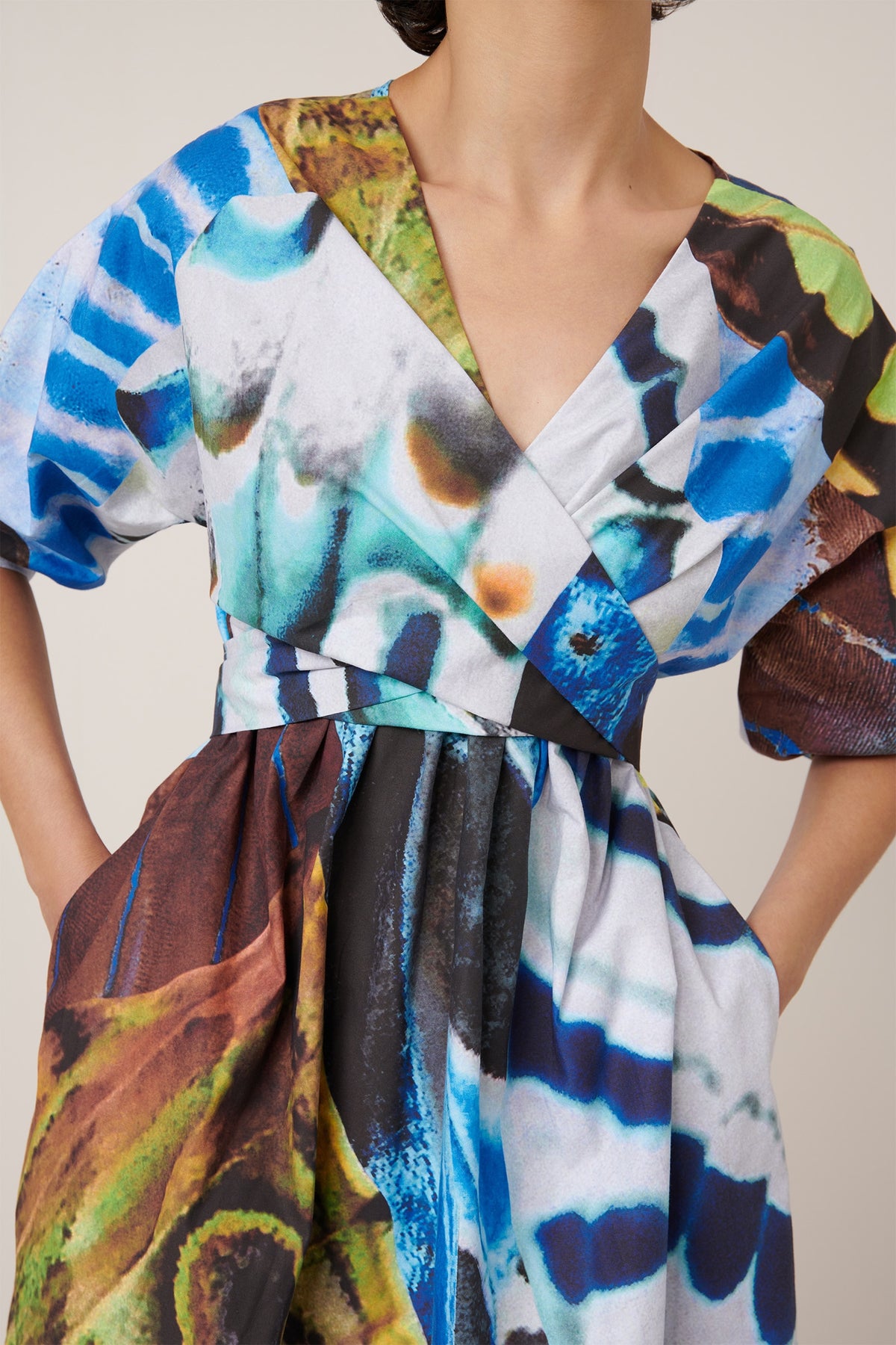 Kowtow Marta Dress Monarch Print