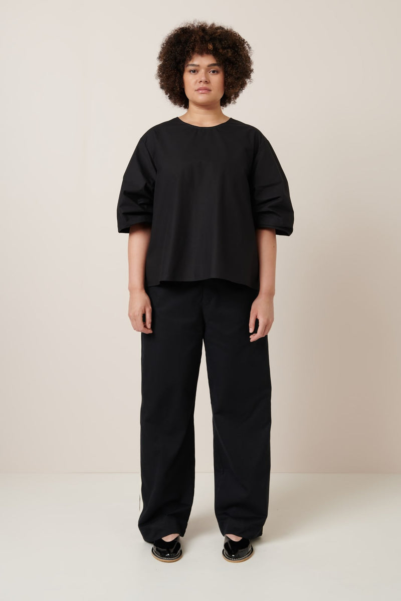 Kowtow Mila Top Black