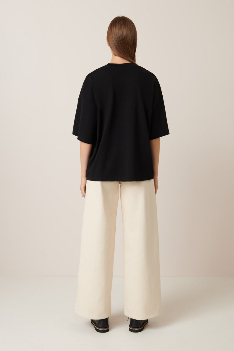 Kowtow Oversized Boxy Tee Black