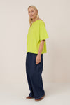Kowtow Oversized Boxy Tee Fluro Yellow