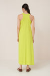 Kowtow Racer Back Dress Fluro Yellow