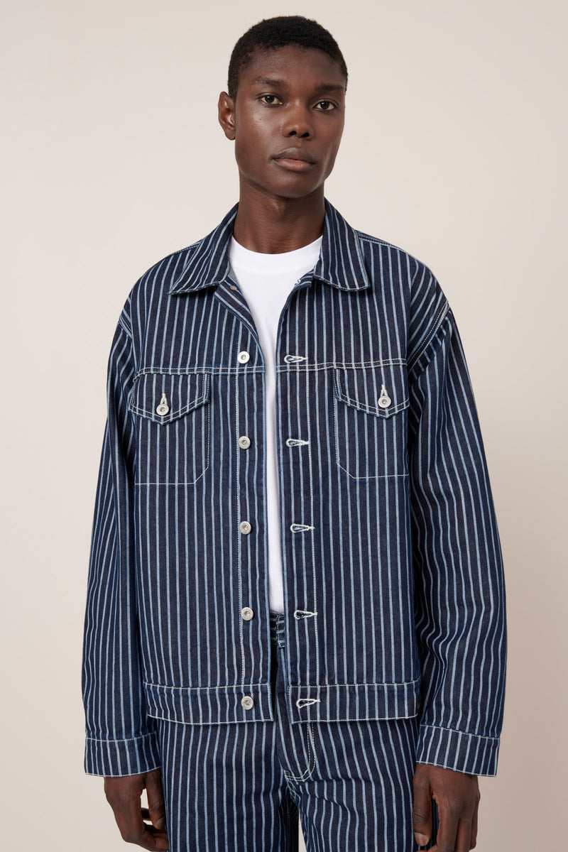 Kowtow Riley Jacket Chalk Stripe