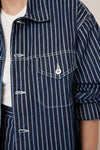 Kowtow Riley Jacket Chalk Stripe