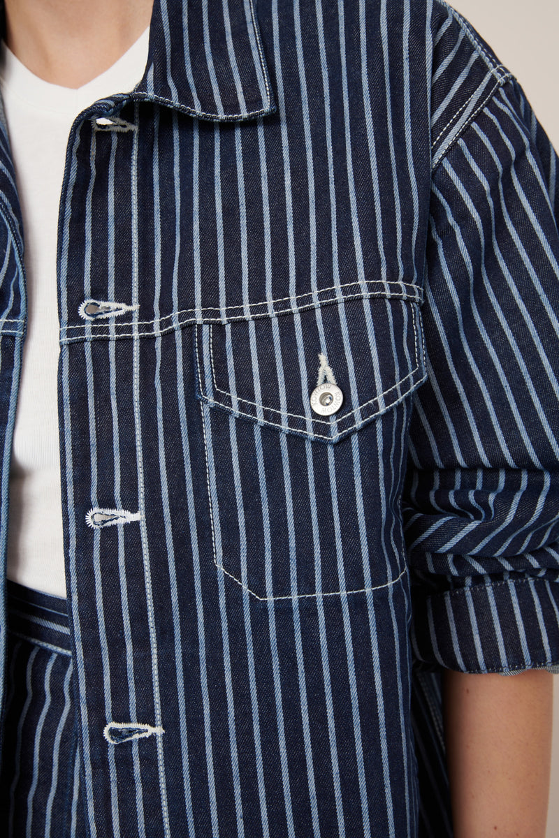 Kowtow Riley Jacket Chalk Stripe