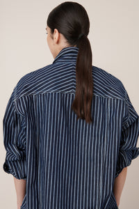 Kowtow Riley Jacket Chalk Stripe