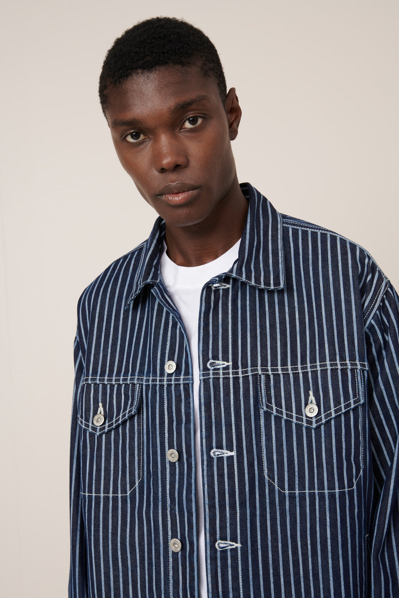 Kowtow Riley Jacket Chalk Stripe