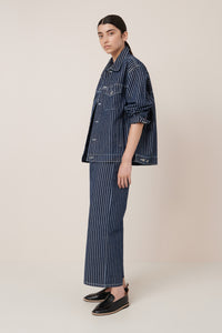 Kowtow Riley Jacket Chalk Stripe