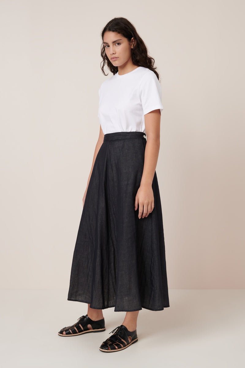 Kowtow Rotation Skirt Black/Ecru