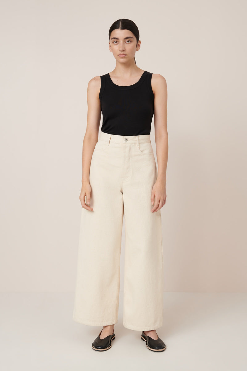 Kowtow Sailor Jeans Ecru