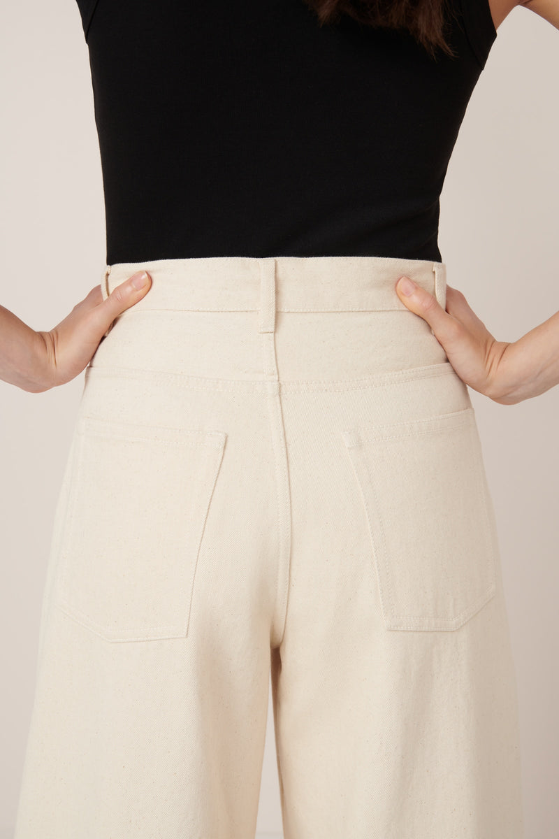 Kowtow Sailor Jeans Ecru