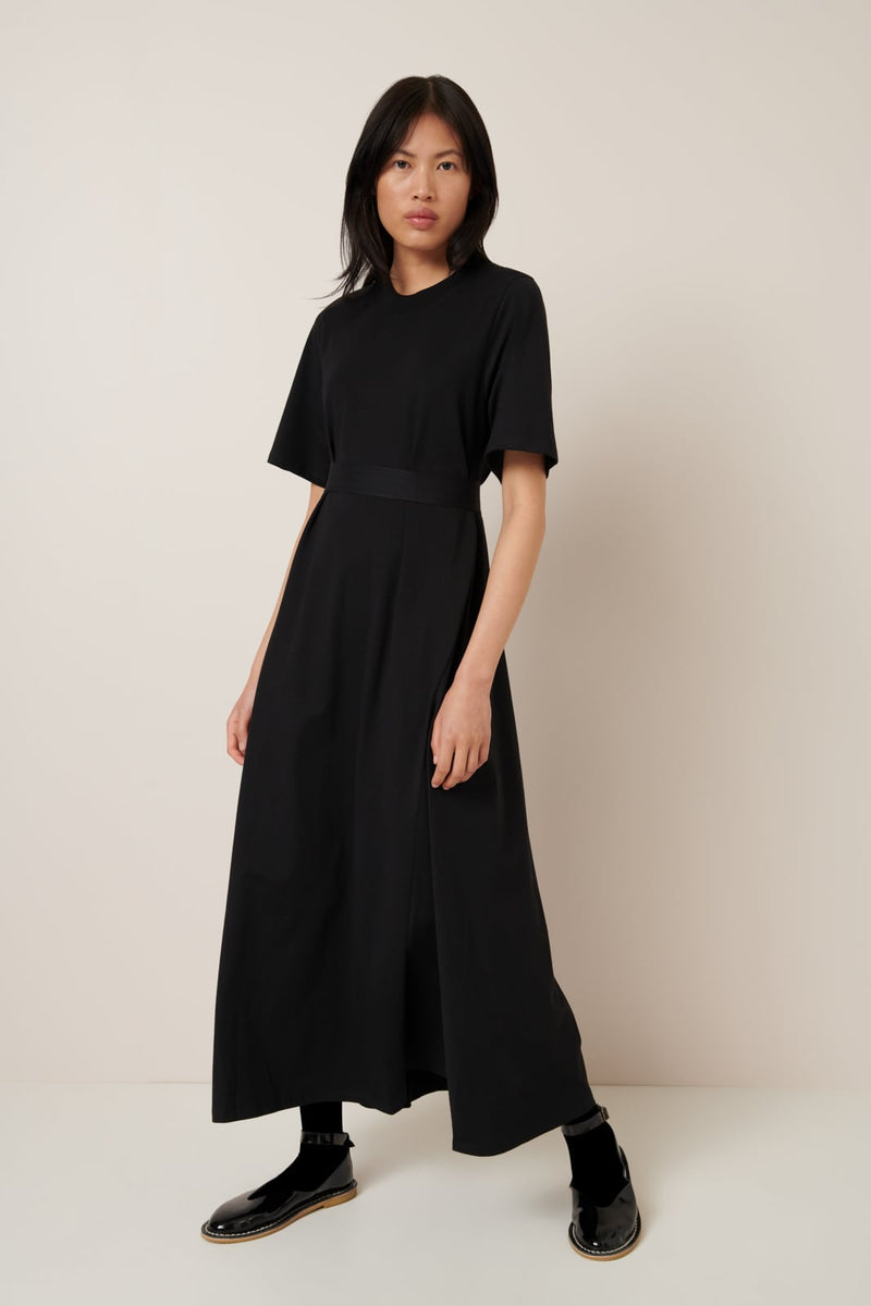 kowtow tee shirt swing dress Shop Building Block T-Shirt Swing Dress - Black | Kowtow Clothing