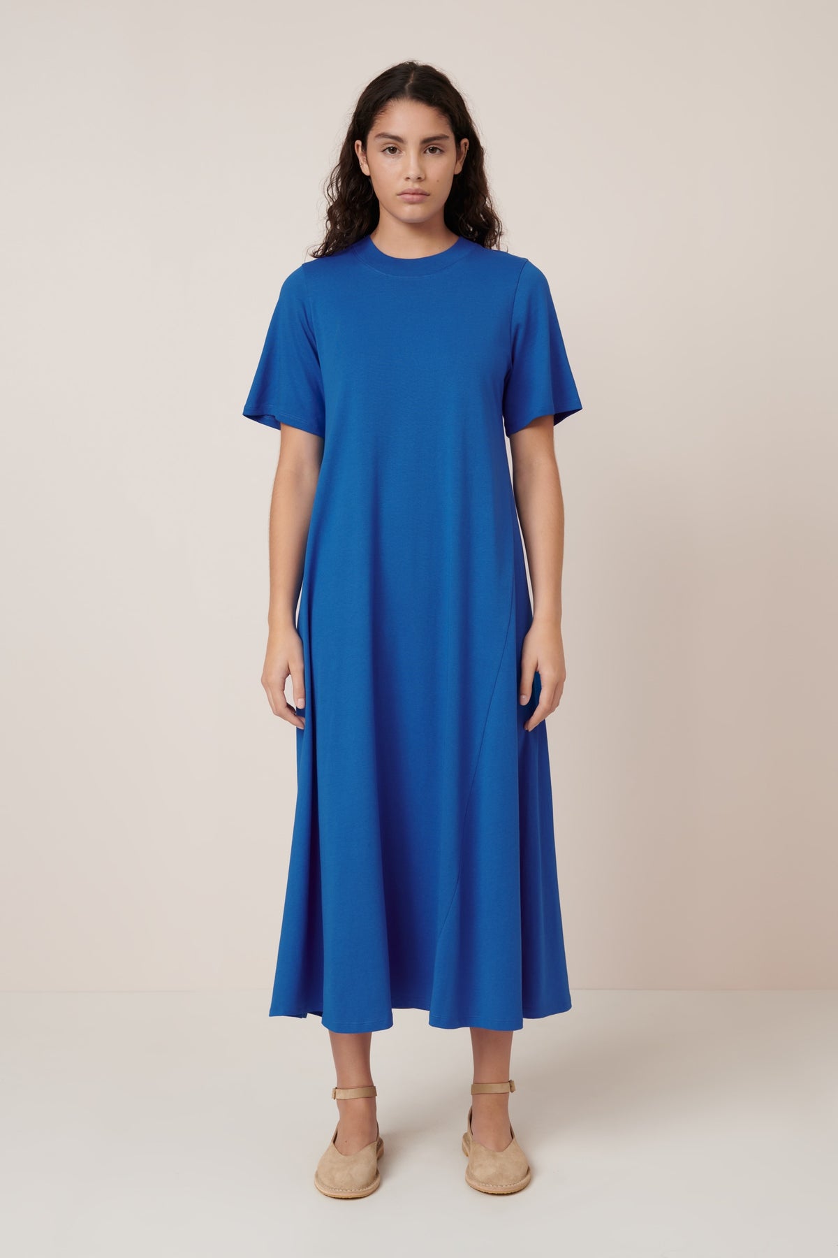 Kowtow T-Shirt Swing Dress Azure