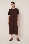 Kowtow Tee Dress Mahogany